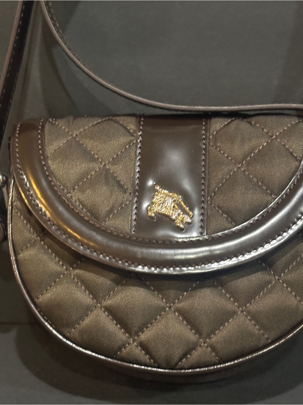 Burberry Chocolate Brown Micro Convertible Belt Bag Crossbody - Picture 14 of 14